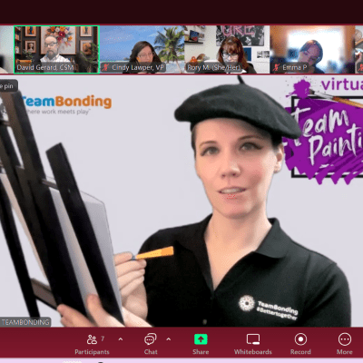 Featured Image For Team Painting – Virtual Class Team Building Event